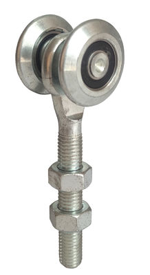 25mm 1 인치 헛간 문 가로장 및 롤러 기계설비 강철 Q235 2 바퀴