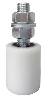 50mm 블랙 슬라이딩 롤링 게이트 가이드 롤러 3&quot; 6&quot; Pvc 플라스틱 나일론 베어링