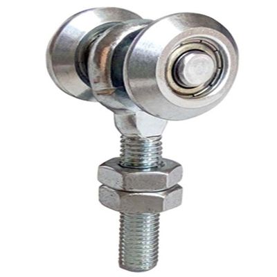 0.98&quot; 25mm 슬라이딩 게이트 행거 롤러, 베어링 2개 포함