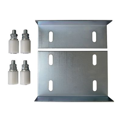 90도 이중 롤러 상부 슬라이딩 게이트 롤러 브래킷 고정 70mmX50mm
