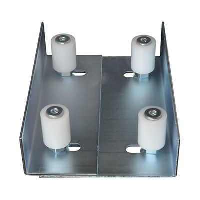 90도 이중 롤러 상부 슬라이딩 게이트 롤러 브래킷 고정 70mmX50mm