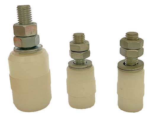 중간 표면에 있는 Pvc 게이트 롤러 및 가이드 M12 30x40 30mm x 40mm 아연 도금 돌출부