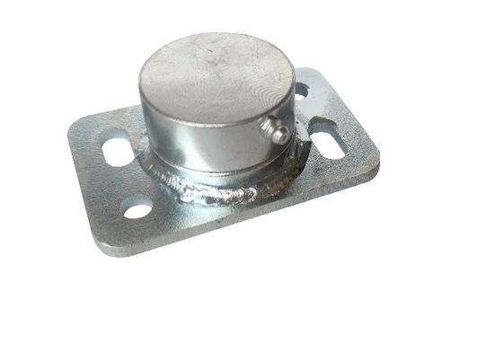 둥근 막대기 판 자전을 가진 40mm 농장 바닥 스윙 게이트 경첩 하드웨어 헤비 듀티 스틸
