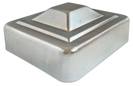 3 인치 100mm 아연 도금 사각 포스트 캡