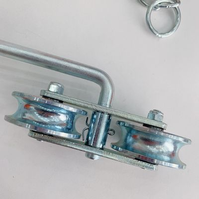 파라 바나나 바나나 트롤리 롤러를 통한 D64mm 백색 아연 Garrucha 파라 바나나 케이블