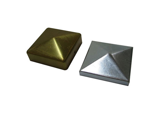 철 1&quot; 1 2&quot; 3&quot; 정연한 담 포스트 모자 구멍 없는 100 x 100mm 115mm 120mm