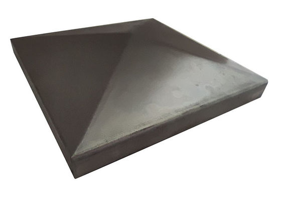 철 1&quot; 1 2&quot; 3&quot; 정연한 담 포스트 모자 구멍 없는 100 x 100mm 115mm 120mm
