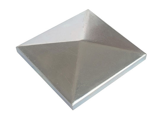 철 1&quot; 1 2&quot; 3&quot; 정연한 담 포스트 모자 구멍 없는 100 x 100mm 115mm 120mm