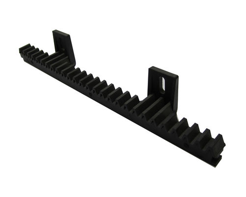 강철봉 선반 및 피니언 슬라이딩 게이트 오프너 내장 34cm 2 러그 검정 나일론 M4