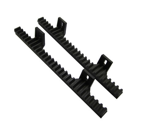 강철봉 선반 및 피니언 슬라이딩 게이트 오프너 내장 34cm 2 러그 검정 나일론 M4